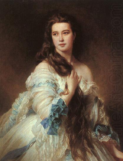 Franz Xaver Winterhalter Portrait of Madame Barbe de Rimsky-Korsakov china oil painting image